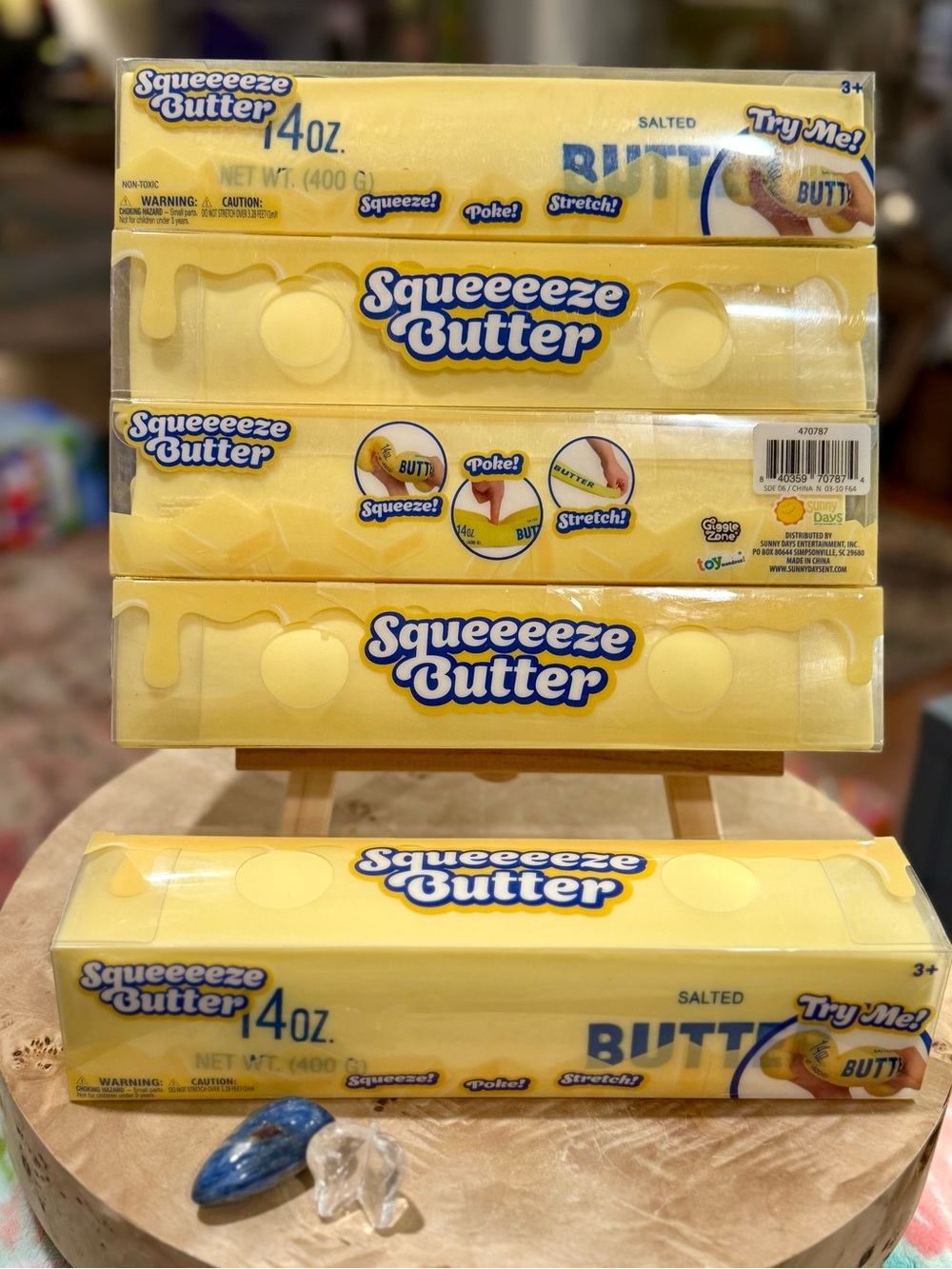 Viral Squeeeze Butter Squishy 14oz Sunny Days Jumbo Butter Squish NWT